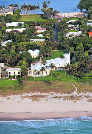 luxury oceanfront home at 1473 N. Ocean Blvd., Palm Beach, Florida